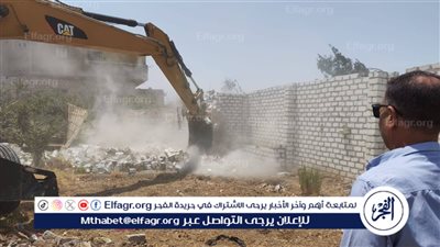 إزالة 39 حالة تعدي على أراضي زراعية فى أسيوط 