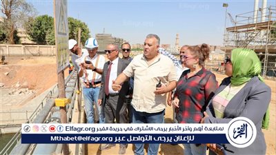 رئيس مياه أسيوط يتابع تركيب عداية بقناطر ديروط الجديدة 