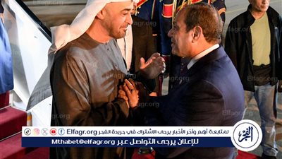السيسي يودّع محمد بن زايد في مطار العلمين.. تأكيد على وحدة المصير وتعزيز الشراكة المصرية الإماراتية