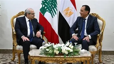 جلسة مباحثات موسعة بين رئيسي وزراء مصر ولبنان بالعلمين الجديدة