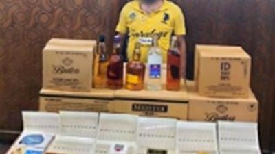 ضبط مخزن دون ترخيص لبيع المشروبات الكحولية مجهولة المصدر بالإسكندرية