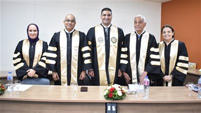 إدارة المصري تهنئ محمد موسى عضو المجلس لحصوله على درجة الدكتوراة