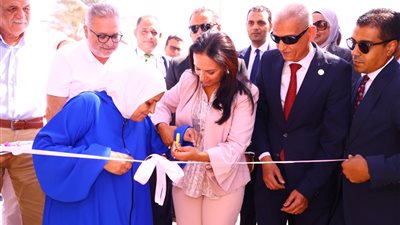 وزيرة التضامن تفتتح أعمال تطوير 