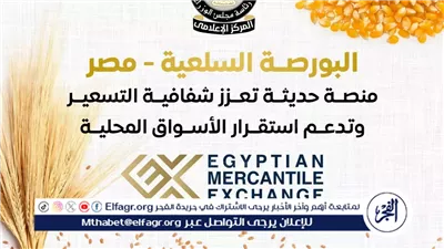 مجلس الوزراء: البورصة السلعية – مصر منصة حديثة تعزز شفافية التسعير وتدعم استقرار الأسواق