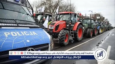 مزارعون بولنديون يغلقون نقطة تفتيش على الحدود مع أوكرانيا