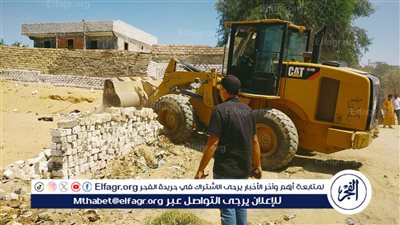 إزالة 43 حالة تعدي واسترداد 143 فدانًا أملاك دولة بأسيوط