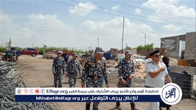 غلق 6 أوكار للنباشين ومخازن خردة غير مرخصة بالطريق الصحراوي في الإسماعيلية 