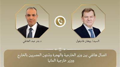 اتصال هاتفى بين وزير الخارجية ونظيره الألماني