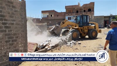 إزالة 35 حالة تعدي بـ7 مراكز وحي شرق وغرب أسيوط 