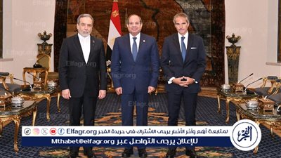 عاجل- السيسي: الاتفاق بين إيران والوكالة الذرية خطوة نحو التهدئة ونزع السلاح النووي في الشرق الأوسط