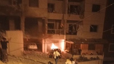 الجيش الإسرائيلي يشن هجومًا على مبنى في مدينة النبطية اللبنانية