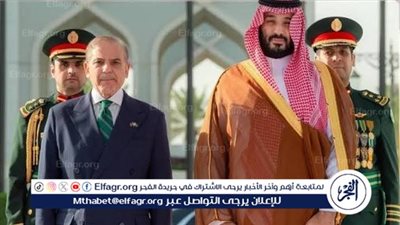 ولي العهد يستقبل رئيس وزراء جمهورية باكستان الإسلامية ويعقدان جلسة مباحثات رسمية