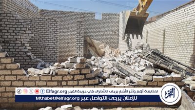 إزالة 56 حالة تعدي على أراضي زراعية وأملاك دولة فى أسيوط 