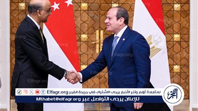 عاجل- الرئيس السنغافوري يشيد بدور مصر التاريخي: أول دولة عربية اعترفت باستقلال سنغافورة عام 1965