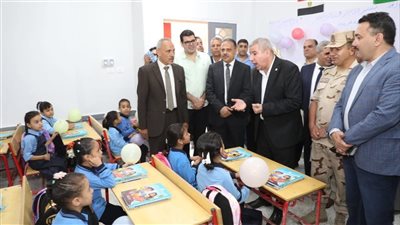 محافظ الشرقية يفتتح مدرسة كفر أبو جبل الإبتدائية ويؤكد أهمية العلم في تقدم البلاد