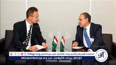 وزير الخارجية يلتقي وزير الخارجية والتجارة المجري على هامش أعمال الجمعية العامة للأمم المتحدة