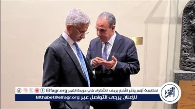 وزير الخارجية والهجرة يلتقي بنظيره الهندي