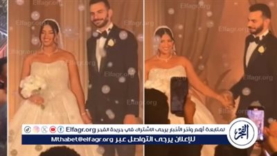 بيومي فؤاد يشعل السوشيال ميديا بزفاف نجله وسط حضور فني ضخم