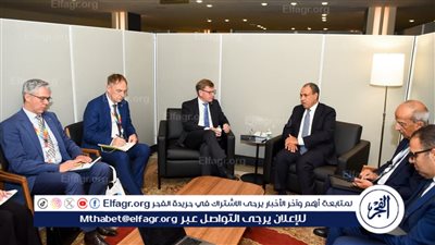 وزير الخارجية يلتقى مع نظيره الألماني 