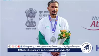 الواثب السعودي حسن دوشي يتُوّج بفضية بطولة العالم