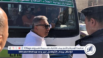 محافظ الدقهلية يتابع حركة السيارات بشارع المشاية بالمنصورة..صور