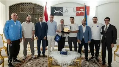 بعثة بيراميدز تلبّي دعوة السفيرة المصرية في رواندا قبل مواجهة الجيش الرواندي بدوري الأبطال