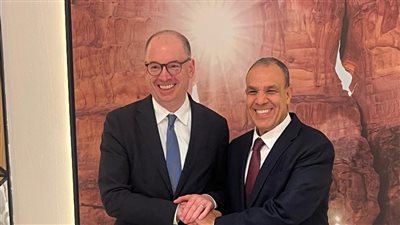 وزير الخارجية يلتقى مع وزير الدولة بوزارة التعاون الاقتصادي والانمائي الألمانى