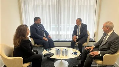 وزير الخارجية يلتقي المندوب الدائم للامارات الرئيس الحالي للمجموعة العربية باليونسكو