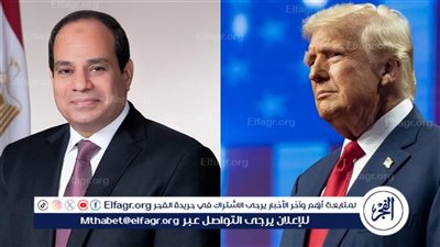 عاجل| اتصال تاريخي بين السيسي وترامب بعد نجاح جهود وقف الحرب في غزة
