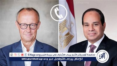 عاجل- السيسي يبحث مع المستشار الألماني جهود إنهاء حرب غزة.. وميرتس يشيد بدور مصر ويدعم اتفاق شرم الشيخ