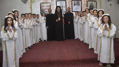 بطريرك الأقباط الكاثوليك يترأس قداس المناولة الاحتفالية وافتتاح مبنى التعليم المسيحي بالخصوص