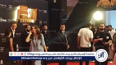 وصول هنادي مهنا للعرض الخاص لـ فيلم أوسكار عودة الماموث