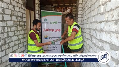 تركيب 1662 وصلة مياه مجانية للأسر الأولى بالرعاية بالفيوم