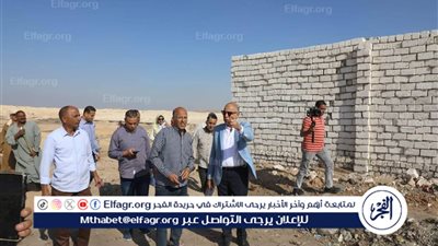 محافظ المنيا يتفقد موقع إنشاء سوق الماشية الجديد على مساحة 5 أفدنة بالطريق الصحراوي الشرقي