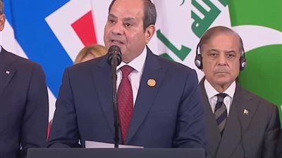 “السيسي “ في قمة شرم الشيخ: القيادة الحقيقية ليست في شن الحروب