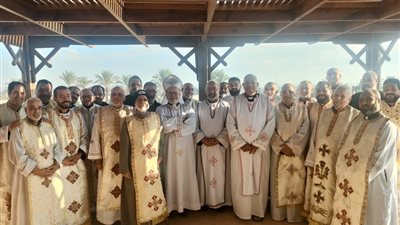 بطريرك الأقباط الكاثوليك يفتتح الرياضة الروحية لكهنة الإيبارشيّة البطريركية بوادي النطرون