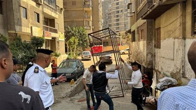 محافظة الجيزة تواصل حملاتها لرفع الإشغالات والتعديات بشارع سليم بفيصل