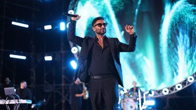 أحمد سعد يشعل حفل بـ أكتوبر وسط حضور كبير