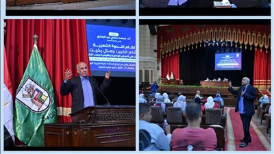 ندوة شعرية للشاعر جمال بخيت تشعل حماس طلاب جامعة القاهرة 