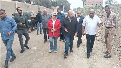 نائب محافظ الجيزة يتفقد مشروعات الطرق بكرداسة وأوسيم والمنيرة الغربية