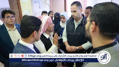نائب وزير الصحة يتفقد مستشفى الحمام المركزي بمطروح للاطمئنان على جودة الخدمات الطبية المقدمة للمواطنين
