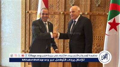 وزير الخارجية يلتقي نظيره الجزائري لبحث العلاقات الثنائية والقضايا محل الاهتمام المشترك