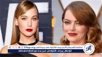 جينيفر لورانس تفجر مفاجأة العام: تعاون غير متوقع مع إيما ستون في فيلم جريء عن أسطورة “ميس بيجي”