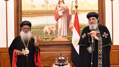 قداسة البابا تواضروس يستقبل كاثوليكوس كنيسة مالانكارا الهندية الأرثوذكسية