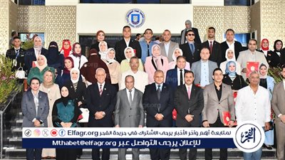 جامعة قناة السويس تحتفل بتخريج 74 متدربًا من دورتي 