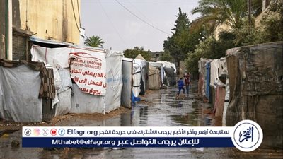 عاجل ـ كارثة إنسانية في غزة.. آلاف الخيام تغرق بفعل المنخفض الجوي