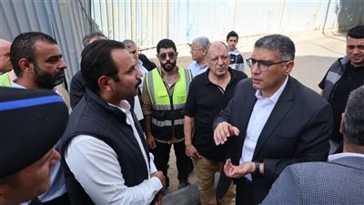 محافظ الجيزة يتفقد المسارات البديلة لمواقع أعمال مترو الهرم 