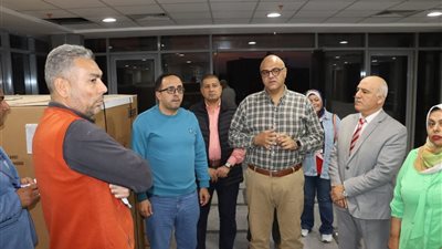 محافظ القليوبية يتفقد أعمال فرش التجهيزات الطبية لمستشفى طوخ المركزي تمهيد
