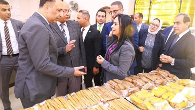 وزيرة التضامن الاجتماعي تتفقد مشروع خدمة المرأة العاملة بالحادقة في الفيوم