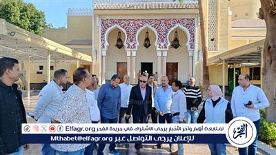 محافظ الأقصر يتفقد أعمال تطوير مسجد السيد يوسف استعدادًا للاحتفال بالعيد القومي السادس عشر للمحافظة